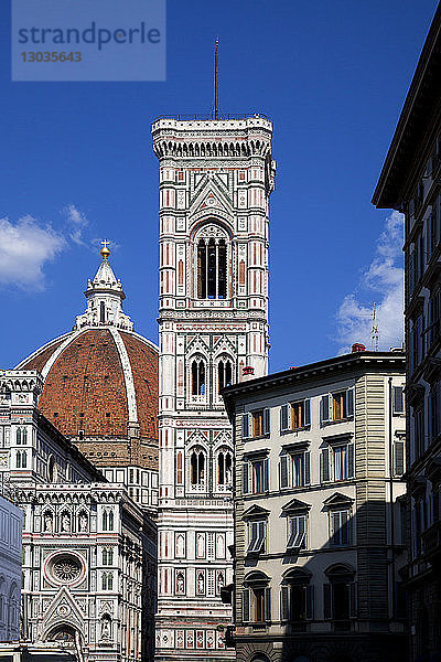 Der Dom (Duomo) (Cattedrale Metropolitana di Santa Maria del Fiore)  Florenz  UNESCO-Weltkulturerbe  Toskana  Italien