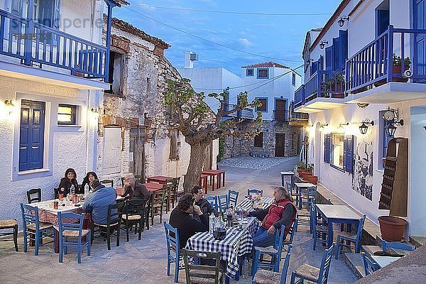 Altes Dorf  Insel Alonissos  Sporaden  Griechische Inseln  Griechenland