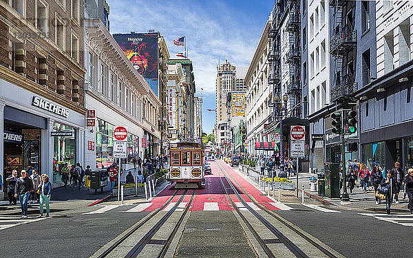 Seilbahn  San Francisco  Kalifornien  Vereinigte Staaten von Amerika  Nordamerika