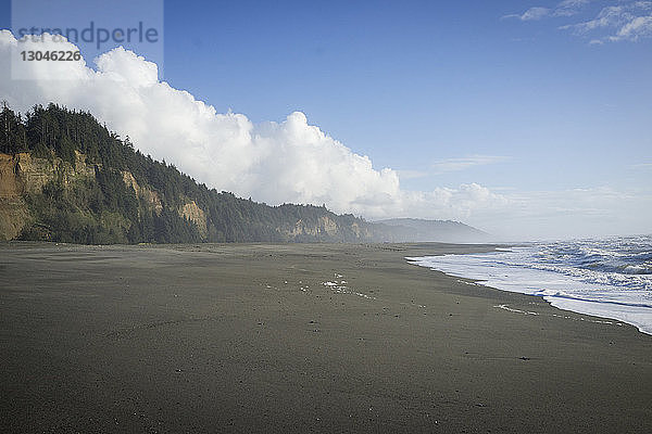 Landschaftsbild von Miami Beach gegen den Himmel im Redwood National- und Staatspark