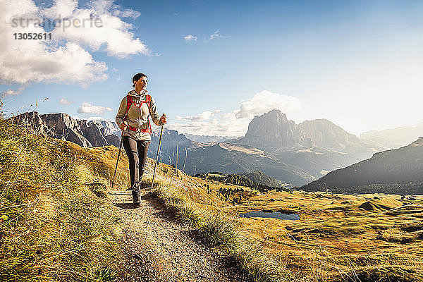 Wandern in Puez-Geisler  rund um die Geislergruppe  Dolomiten  Trentino-Südtirol  Italien