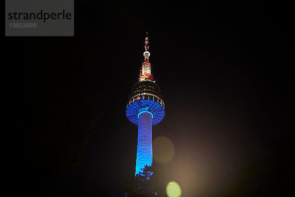 N Seoul Tower bei Nacht  Seoul  Südkorea