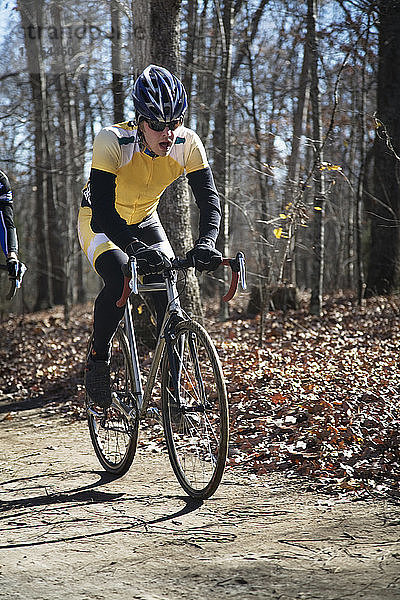 Radsportler auf der Straße