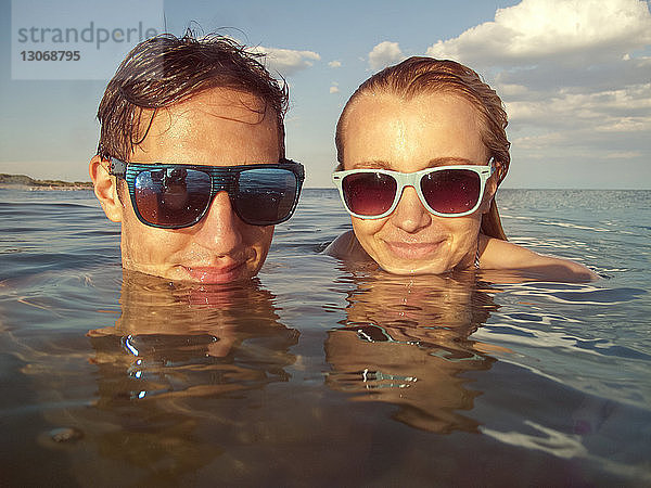 Porträt eines Ehepaares auf See