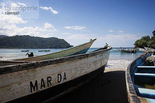 Boote am Strand