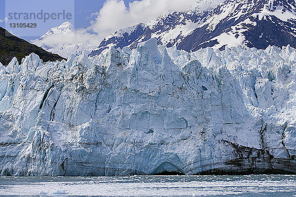 Endstation des Margerie-Gletschers im Glacier Bay National Park im Südosten Alaskas Fairweather Range
