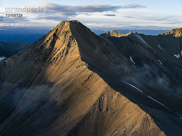 Die Berge des Kluane-Nationalparks und -Reservats aus der Vogelperspektive; Haines Junction  Yukon  Kanada