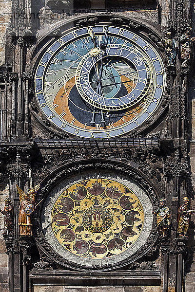 Astronomische Uhr; Prag  Tschechische Republik
