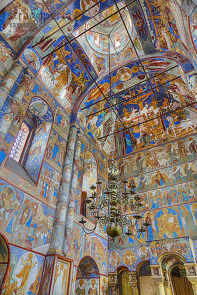 Fresken in der Kirche der Auferstehung Christi  Kreml  Rostow Welikij  Goldener Ring; Rostow  Gebiet Jaroslawl  Russland
