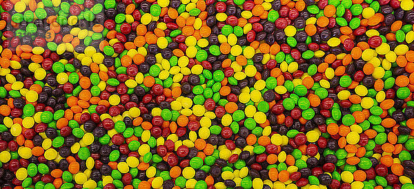 Mehrfarbige Bonbons