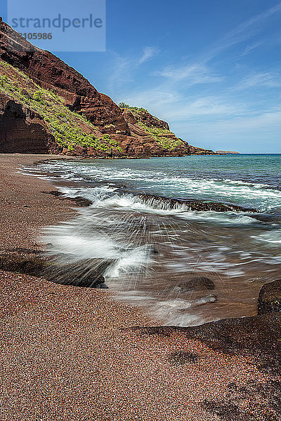 Pu'u Olai 'Red Hill' roter Sandstrand; Makena  Maui  Hawaii  Vereinigte Staaten von Amerika