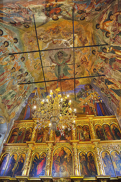 Fresken  Kirche des Märtyrerfürsten Demitry  Goldener Ring; Uglich  Gebiet Jaroslawl  Russland