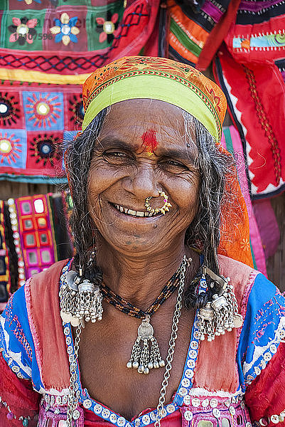 Porträt einer Frau aus Karnataka; Goa  Indien