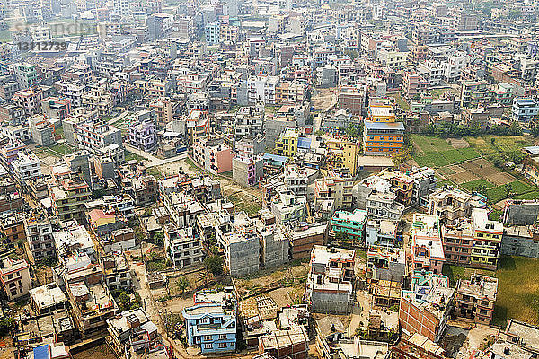 Luftaufnahme eines Wohnviertels