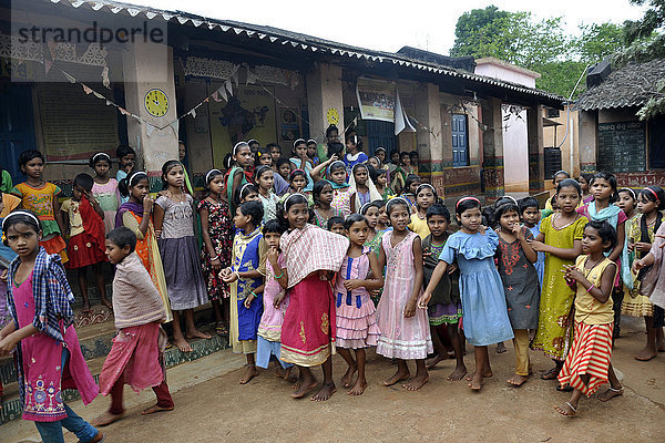 Indien  Orissa  Puri  Dorf Onkadelli  Alltagsleben
