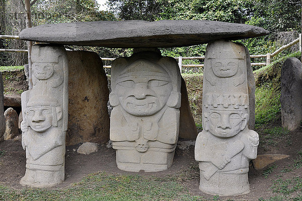 Kolumbien  St. Agustin  archäologischer Park