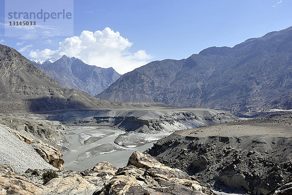 Pakistan  Karakorum-Autobahn  Landschaft