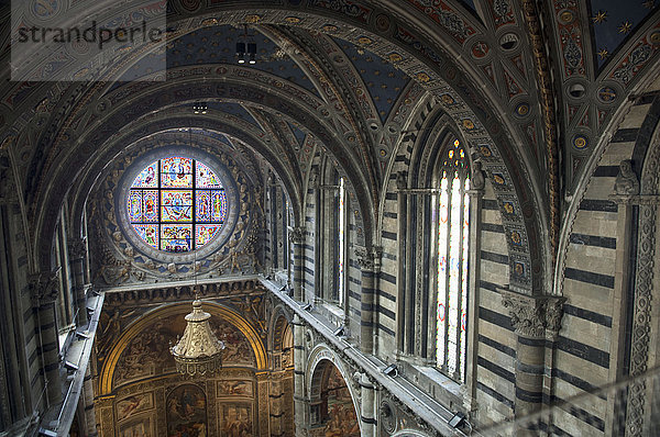 Italien  Toskana  Siena  Kathedrale von Santa Maria Assunta  UNESCO-Welterbe.