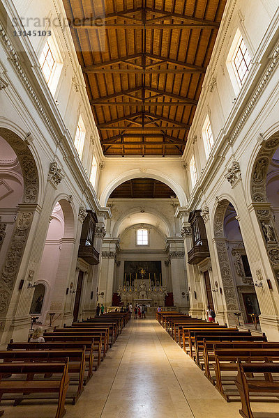 Italien  Apulien  Lecce  Kirche Sant'Irene im Innenbereich