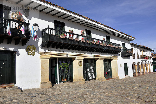 Kolumbien  Villa de Leyva  koloniales Stadtzentrum