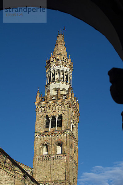 Italien  Lombardei  Crema  Kathedrale  St. Maria Himmelfahrt  Glockenturm