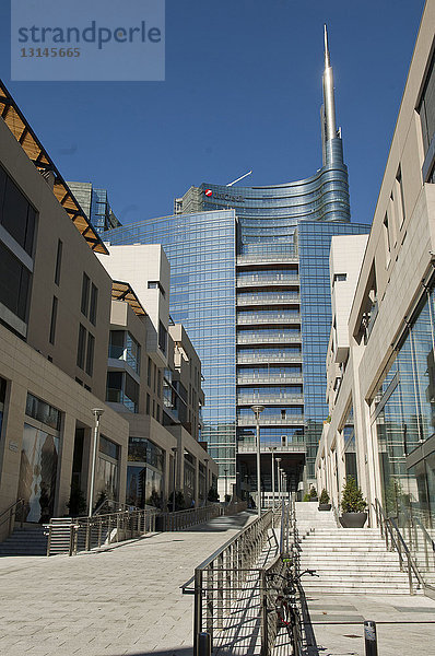 Europa  Italien  Lombardei  Mailand  Porta Nuova  Unicredit Tower