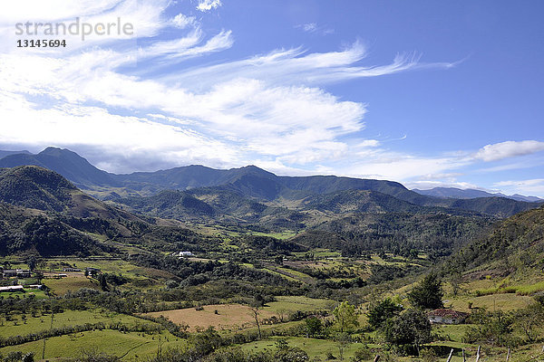 Kolumbien  Bezirk Cauca  Silvia  Landschaft