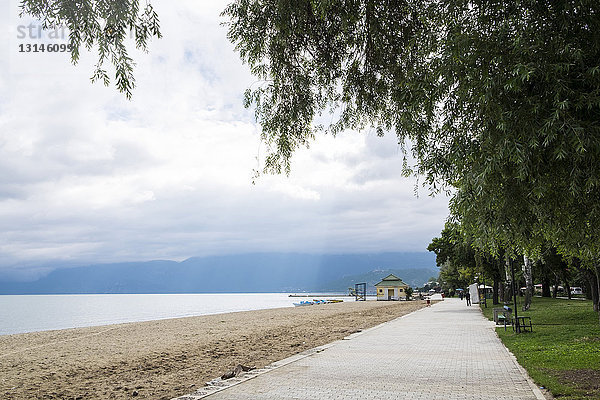 Albanien  Pogradec  Landschaft