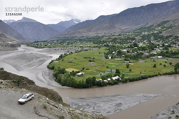 Pakistan  Swat-Tal  Landschaft