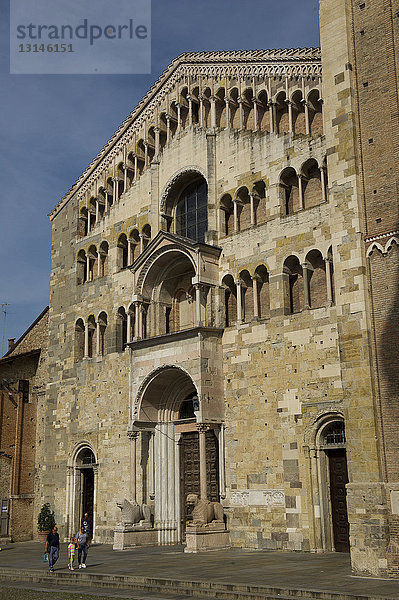 Italien  Emilia Romagna  Parma  Dom S. Maria Assunta  romanische Fassade