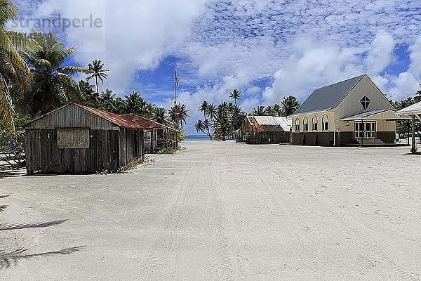 Siedlung Palmerston auf dem Palmerston-Atoll  Cookinseln