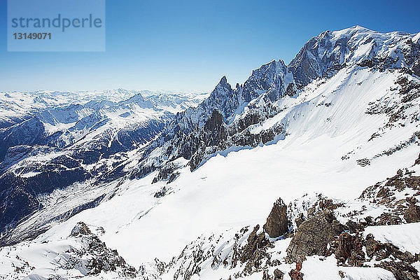 Mont Blanc  Helbronner  Chamonix  Italien