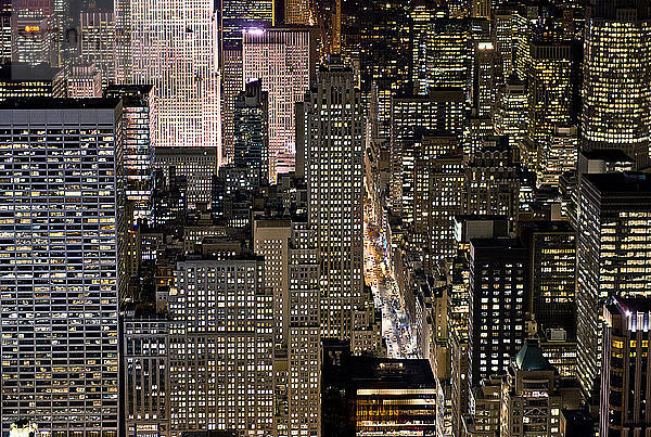 Blick vom Empire State Building  Manhattan  New York City  USA
