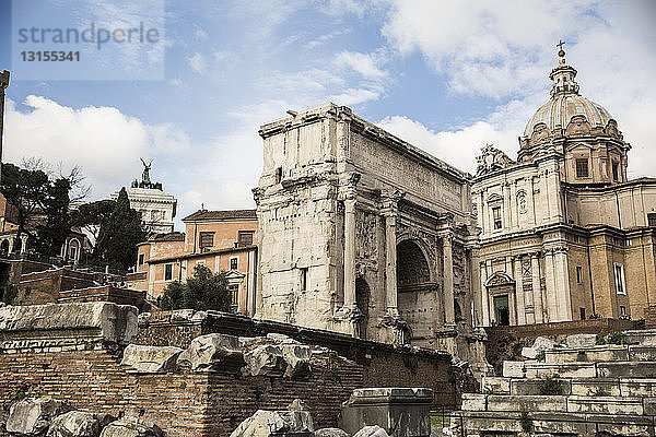 Das Forum Romanum  Rom  Italien