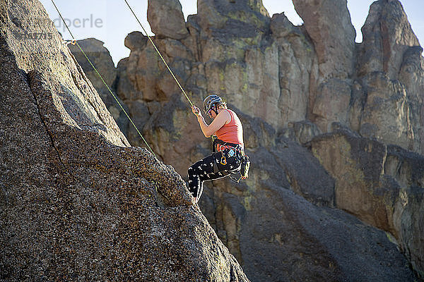 Bergsteiger  Smith Rock State Park  Oregon  USA