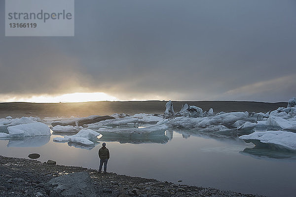 Gletscherlagune Jokulsarlon  Skaftafell-Nationalpark  Island