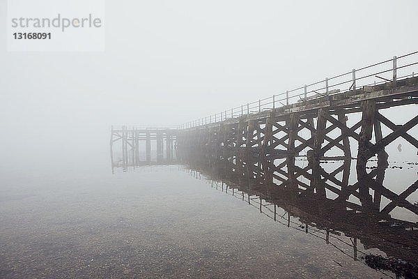 Pier  Goat Fell  Arran  Schottland