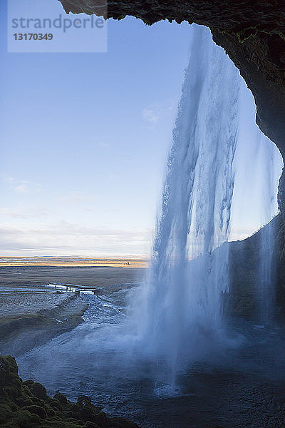 Seljalandsfoss-Wasserfall  Südwest-Island