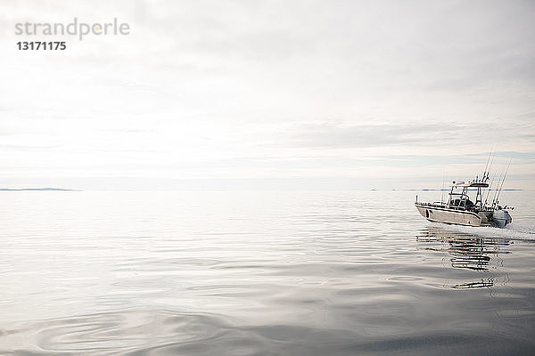 Fischerboot auf dem Fjord  Bodo Norwegen