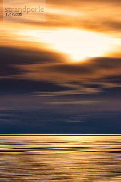 Großbritannien  Schottland  Solway Firth  Wattenmeer  Sonnenuntergang  Zusammenfassung