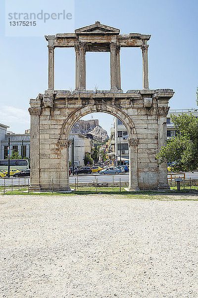 Griechenland  Athen  Hadriansbogen