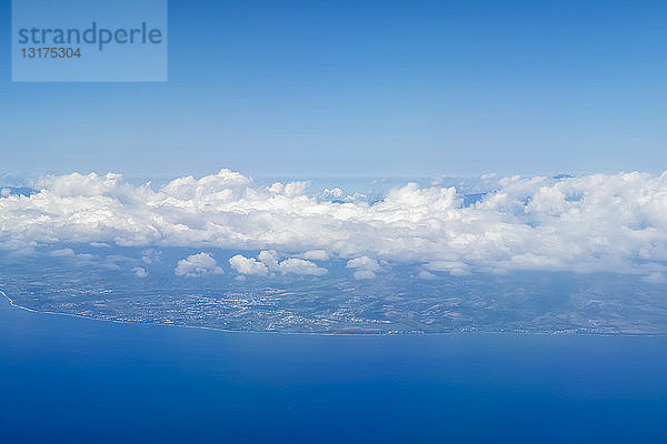 Insel Réunion  Indischer Ozean  Luftaufnahme