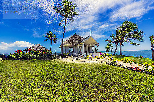 Fidschi-Inseln  Insel Denarau  Kapelle am Strand
