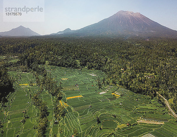 Indonesien  Bali  Berg Agung  Vulkan