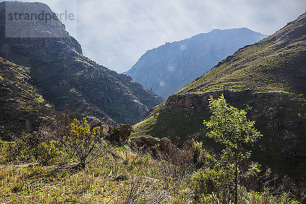 Landschaft am Du Toitskloof-Pass  Südafrika