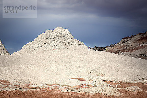 USA  Arizona  Paria-Plateau  White Pocket  Gruppenwandern