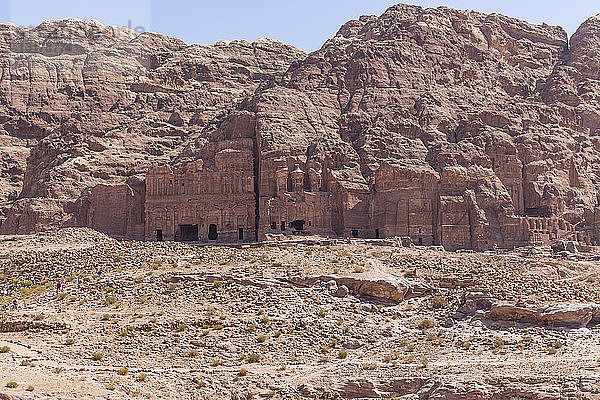 Jordanien  Wadi Musa  Petra  Königsgräber