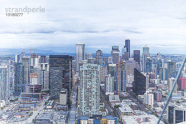 USA  Bundesstaat Washington  Seattle  Skyline