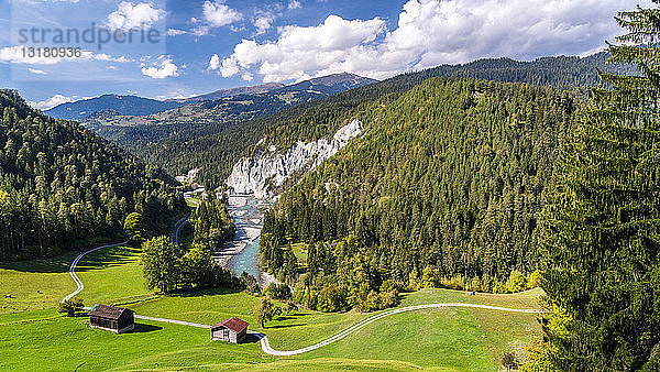 Schweiz  Graubünden  Ruinaulta   Rheinschlucht