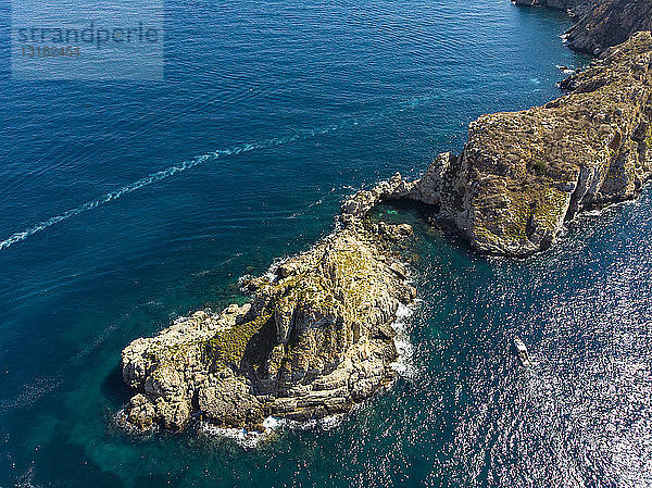 Spanien  Balearen  Mallorca  Region Calvia  Luftaufnahme der Islas Malgrats